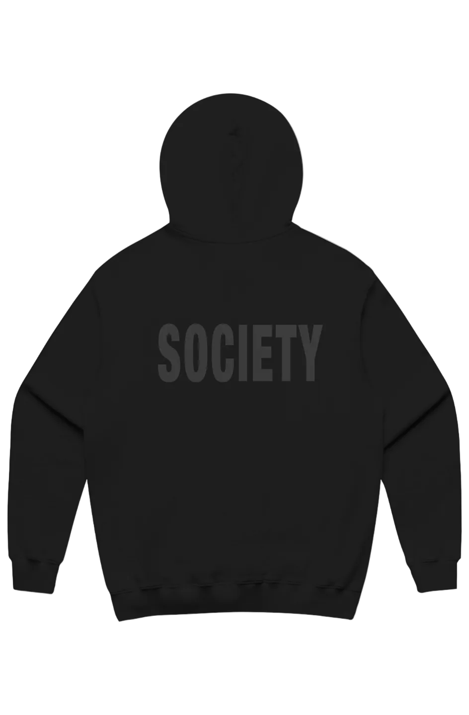 SOCIETY LOGO HOODIE - MONOCHROME